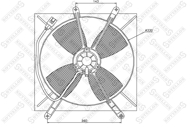 Fan, engine cooling (29-99220-SX)