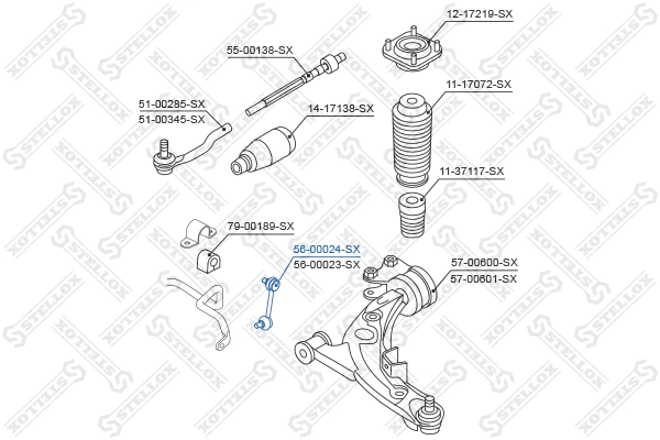 Link/Coupling Rod, stabiliser bar