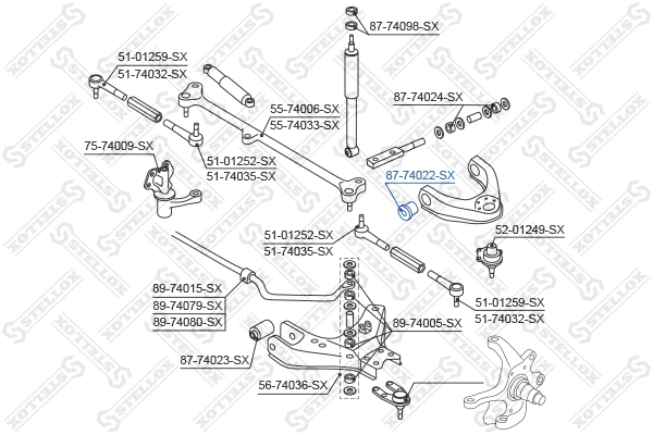 Mounting, control/trailing arm