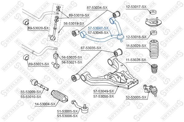 Control/Trailing Arm, wheel suspension
