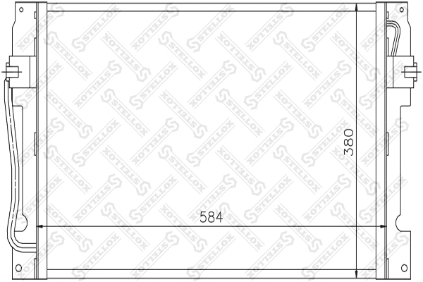 Condenser, air conditioning (10-45168-SX)