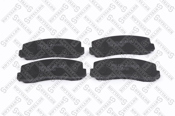 Brake Pad Set, disc brake (114 000-SX)