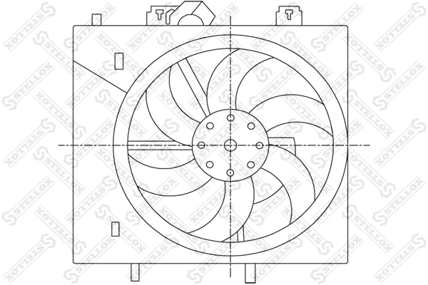 Fan, engine cooling (29-99444-SX)