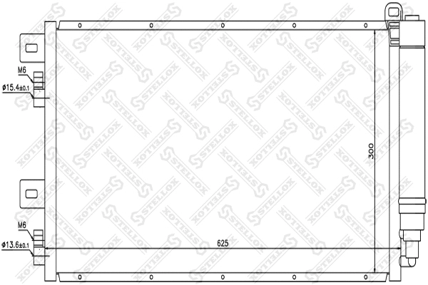 Condenser, air conditioning (10-45076-SX)