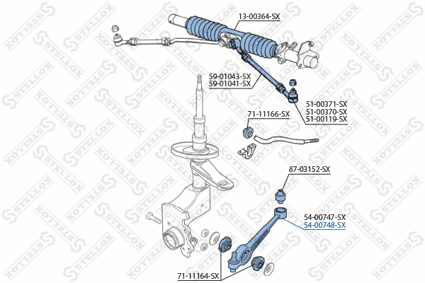 Control/Trailing Arm, wheel suspension