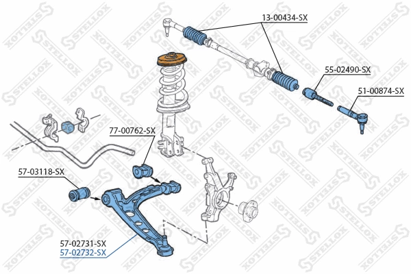 Control/Trailing Arm, wheel suspension
