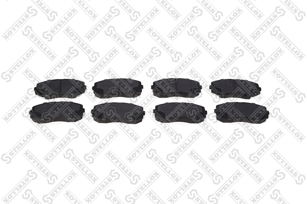 Brake Pad Set, disc brake (000 345B-SX)