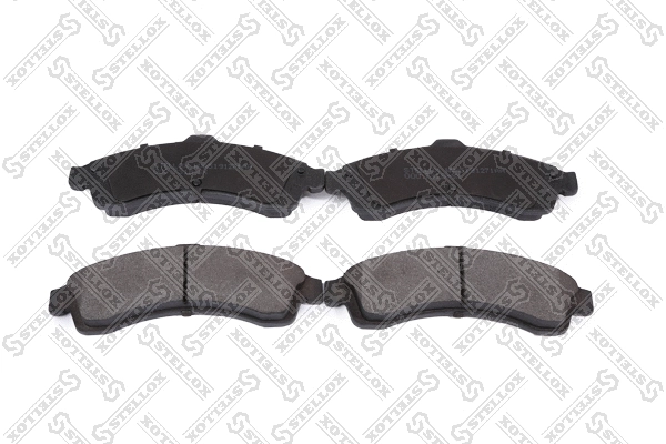 Brake Pad Set, disc brake (000 731B-SX)
