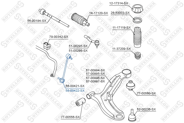 Link/Coupling Rod, stabiliser bar