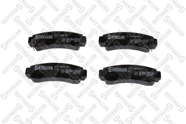 Brake Pad Set, disc brake (313 002B-SX)