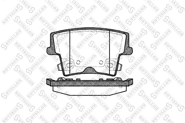 Brake Pad Set, disc brake (1138 008-SX)