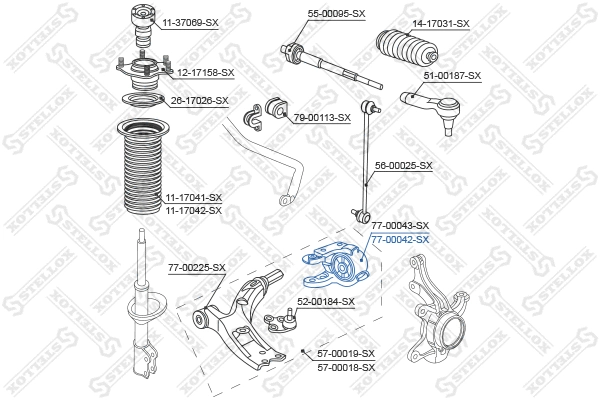Mounting, control/trailing arm