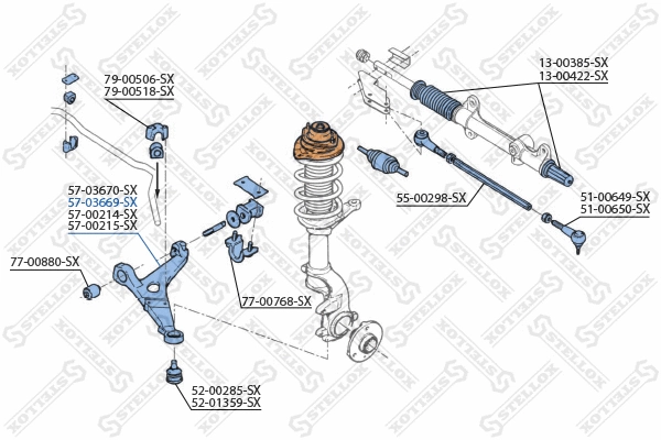 Control/Trailing Arm, wheel suspension
