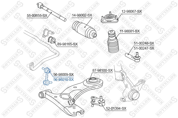 Link/Coupling Rod, stabiliser bar