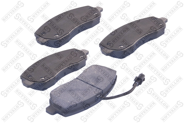 Brake Pad Set, disc brake (000 004-SX)