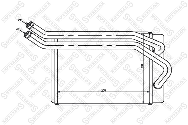 Heat Exchanger, interior heating (10-35131-SX)