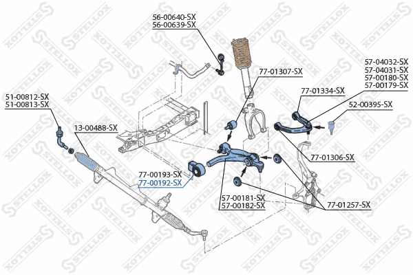 Mounting, control/trailing arm