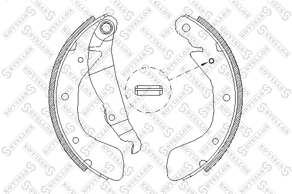 Brake Shoe Set (409 100-SX)