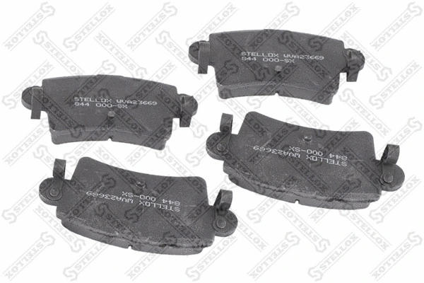 Brake Pad Set, disc brake (844 000-SX)