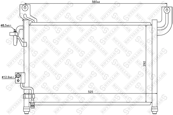 Condenser, air conditioning (10-45689-SX)