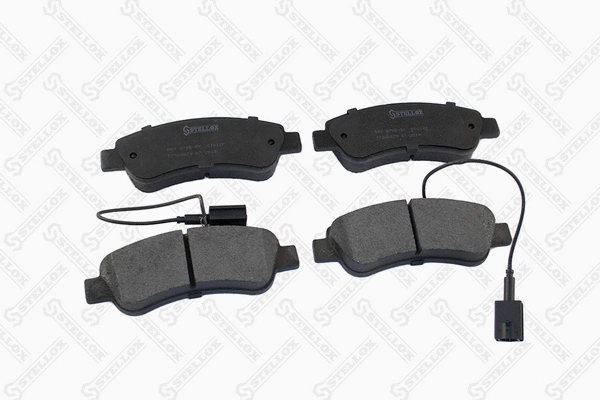 Brake Pad Set, disc brake (000 670B-SX)