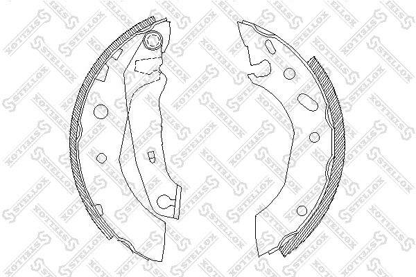 Brake Shoe Set (518 101-SX)