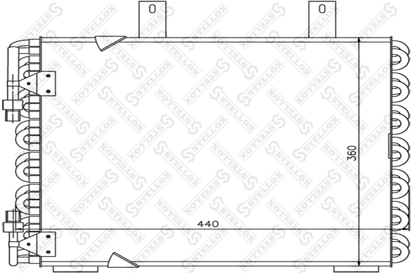 Condenser, air conditioning (10-45047-SX)