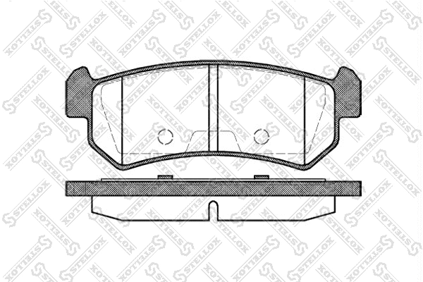 Brake Pad Set, disc brake (1059 000-SX)