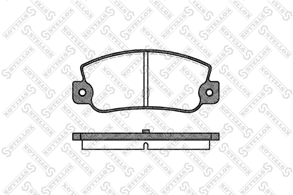 Brake Pad Set, disc brake (036 030-SX)