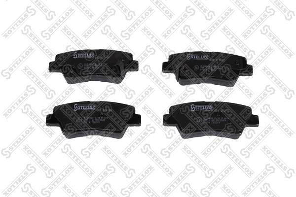 Brake Pad Set, disc brake (689 010-SX)