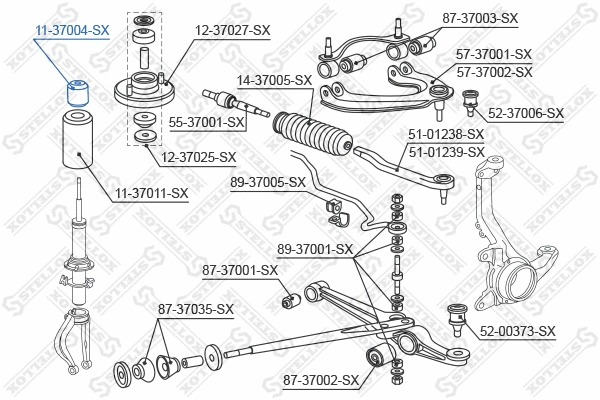 Rubber Buffer, suspension