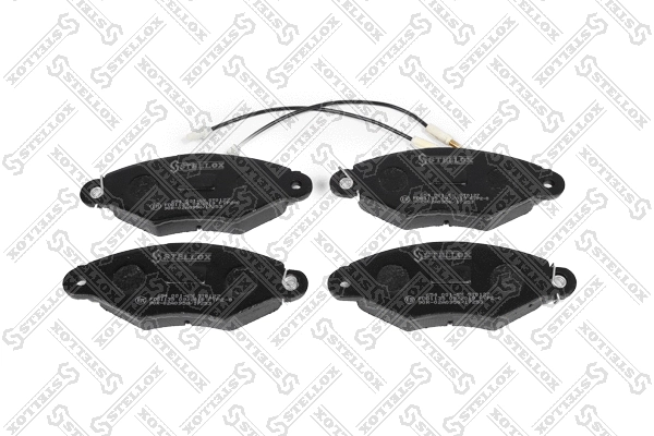Brake Pad Set, disc brake (654 001-SX)