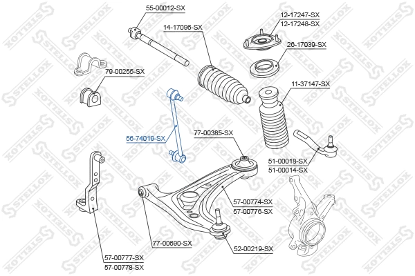 Link/Coupling Rod, stabiliser bar