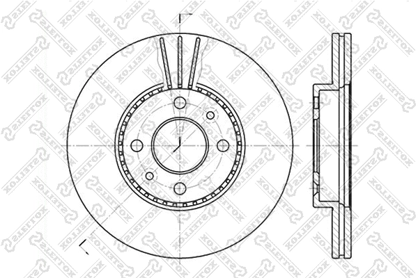 Brake Disc (6020-3911V-SX)