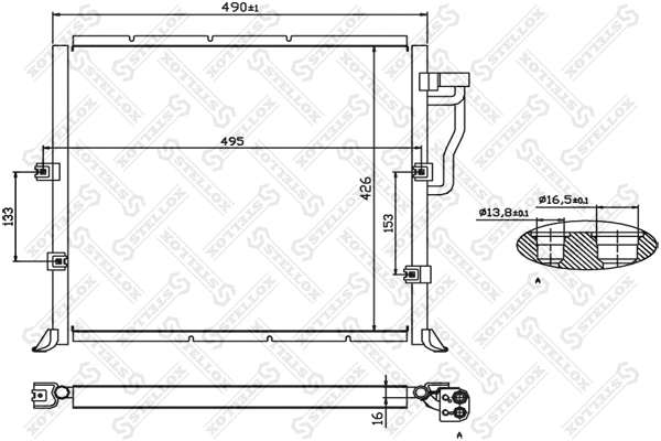 Condenser, air conditioning (10-45004-SX)