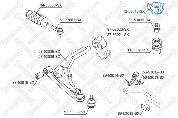 Suspension Strut Support Mount