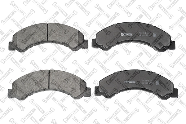 Brake Pad Set, disc brake (000 554B-SX)