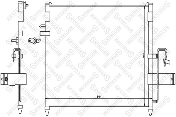 Condenser, air conditioning (10-45062-SX)