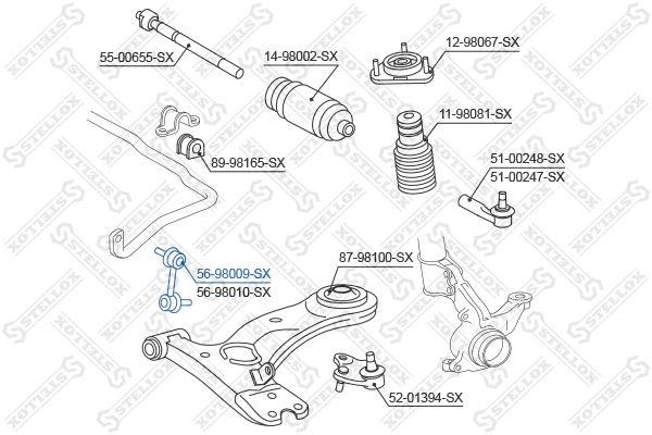 Link/Coupling Rod, stabiliser bar