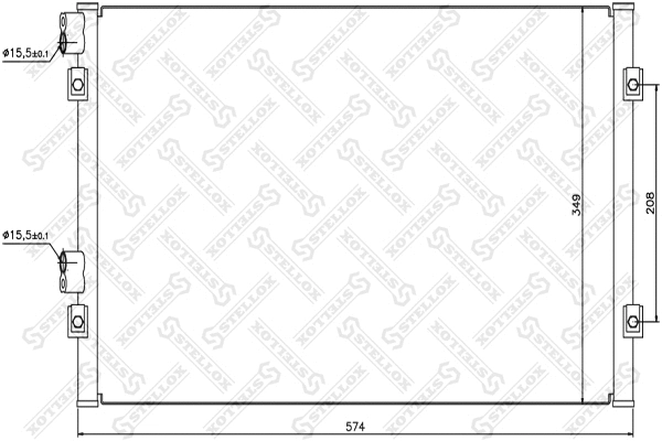 Condenser, air conditioning (10-45081-SX)