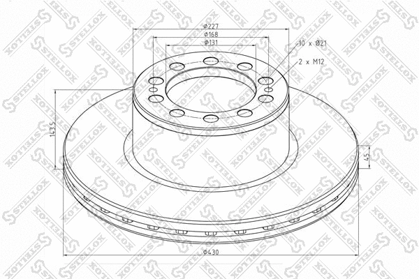 Brake Disc (85-00824-SX)