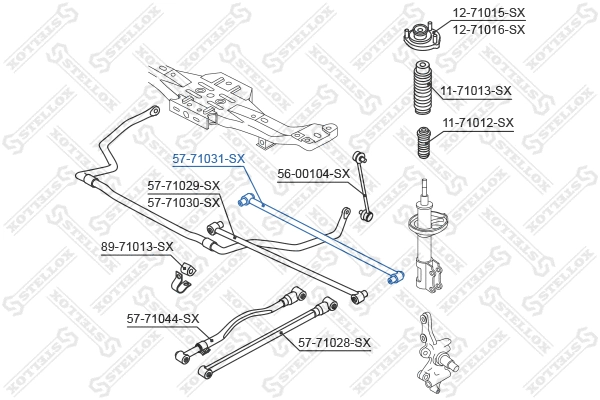 Rod/Strut, wheel suspension