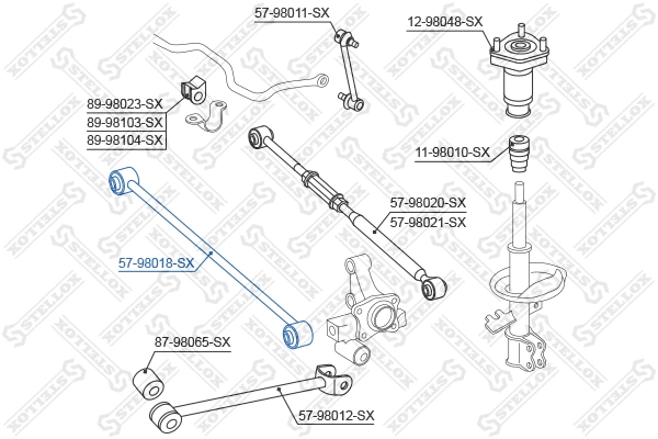 Rod/Strut, wheel suspension