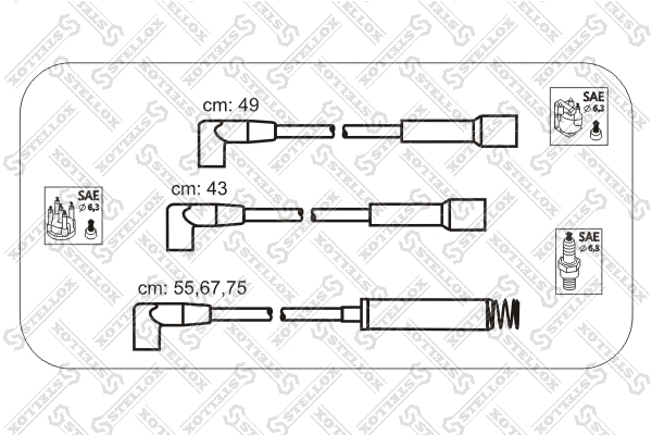 Ignition Cable Kit (10-32311-SX)