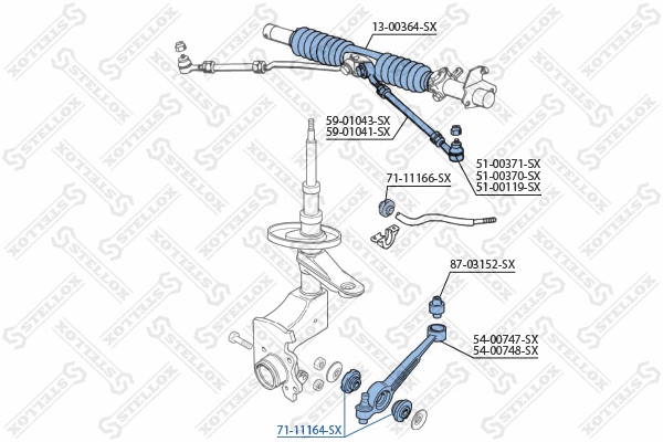 Mounting, control/trailing arm