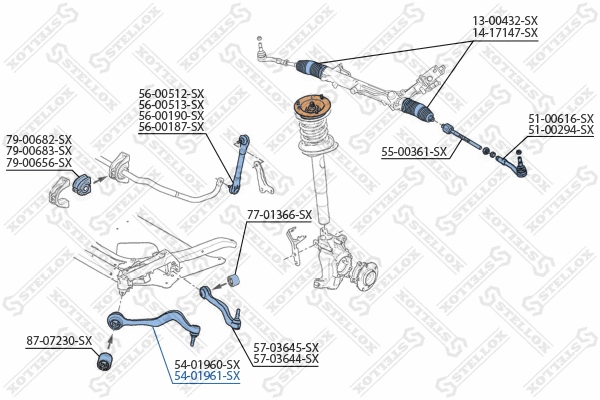 Control/Trailing Arm, wheel suspension