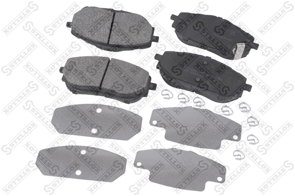 Brake Pad Set, disc brake (000 655B-SX)