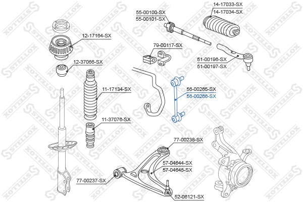 Link/Coupling Rod, stabiliser bar