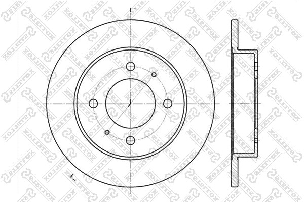Brake Disc (6020-3406-SX)