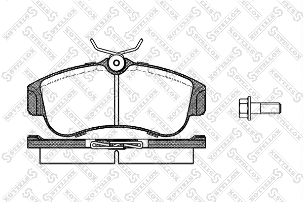 Brake Pad Set, disc brake (331 000-SX)